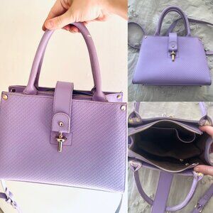 Lilac Purple Pastel Tote Purse Bag